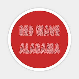 Red Wave Alabama Magnet